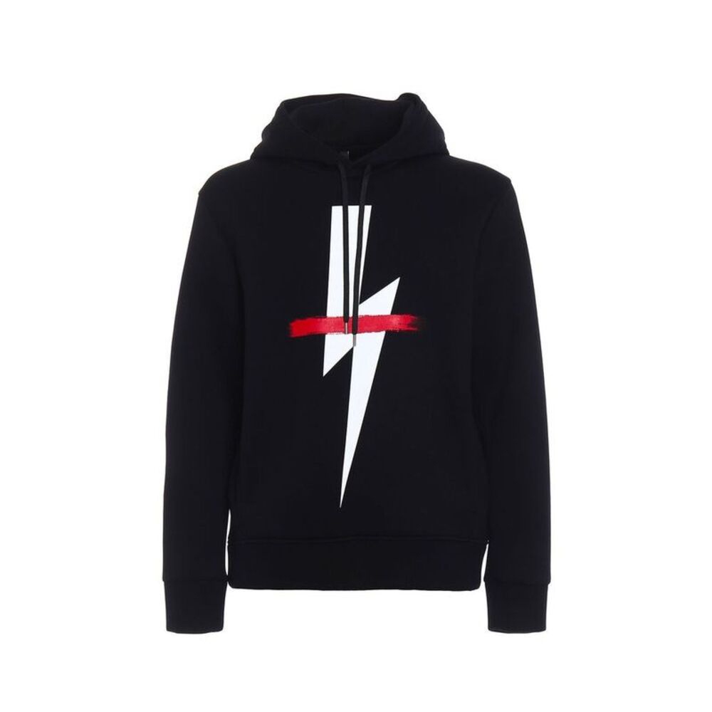 Neil Barrett Black Cotton Men's Sweatshirt